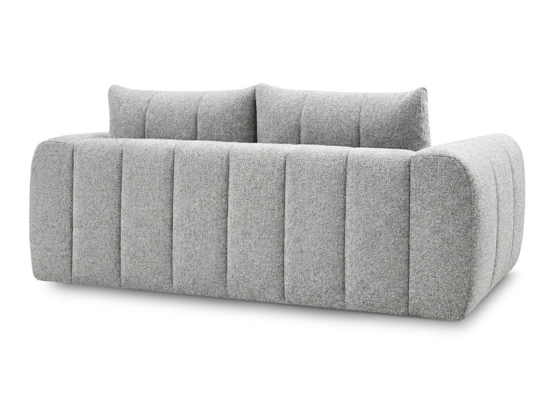 Nesty - Canapé Droit Fixe 3 Places - Tissu Chiné