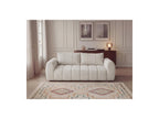 Nesty - Fixed Straight 3-Seater Sofa - Mottled Fabric