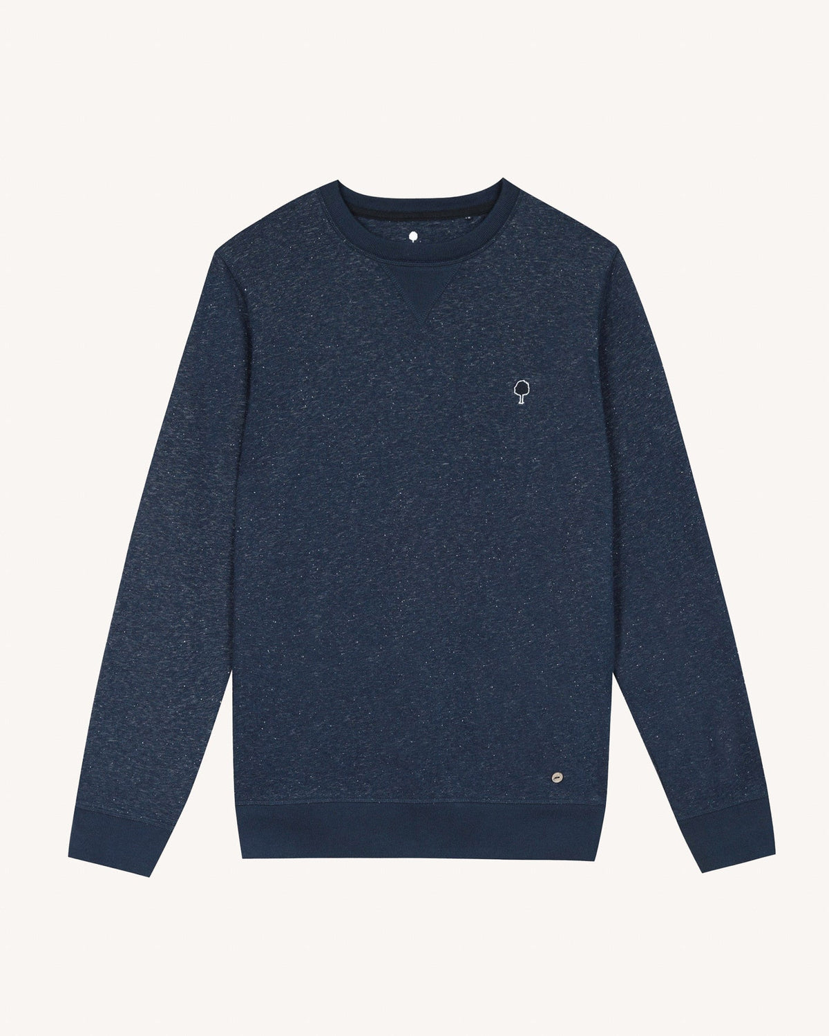 Felpa Girocollo Blu Navy