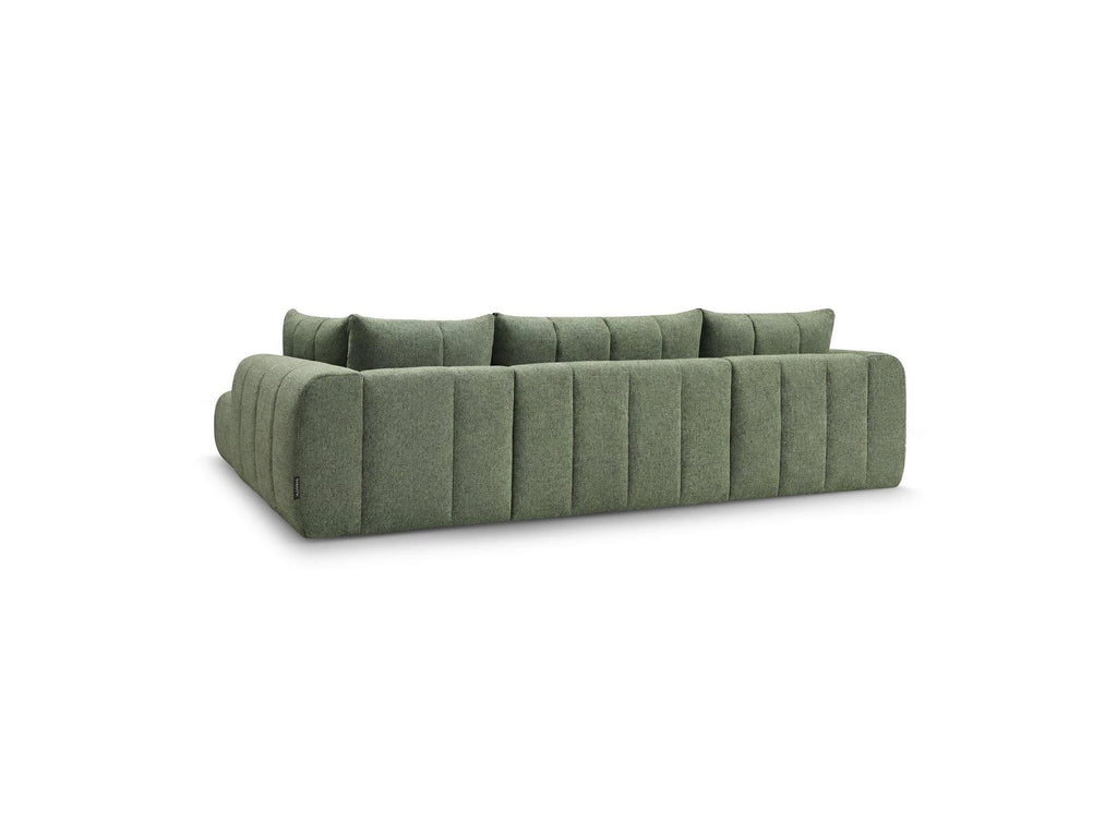 Nesty - Fixed Panoramic Sofa - Textured Fabric - Left-Hand Corner