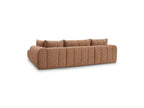 Nesty - Fixed Panoramic Sofa - Textured Fabric - Left-Hand Corner