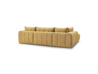 Nesty - Fixed Panoramic Sofa - Textured Fabric - Right-Hand Corner
