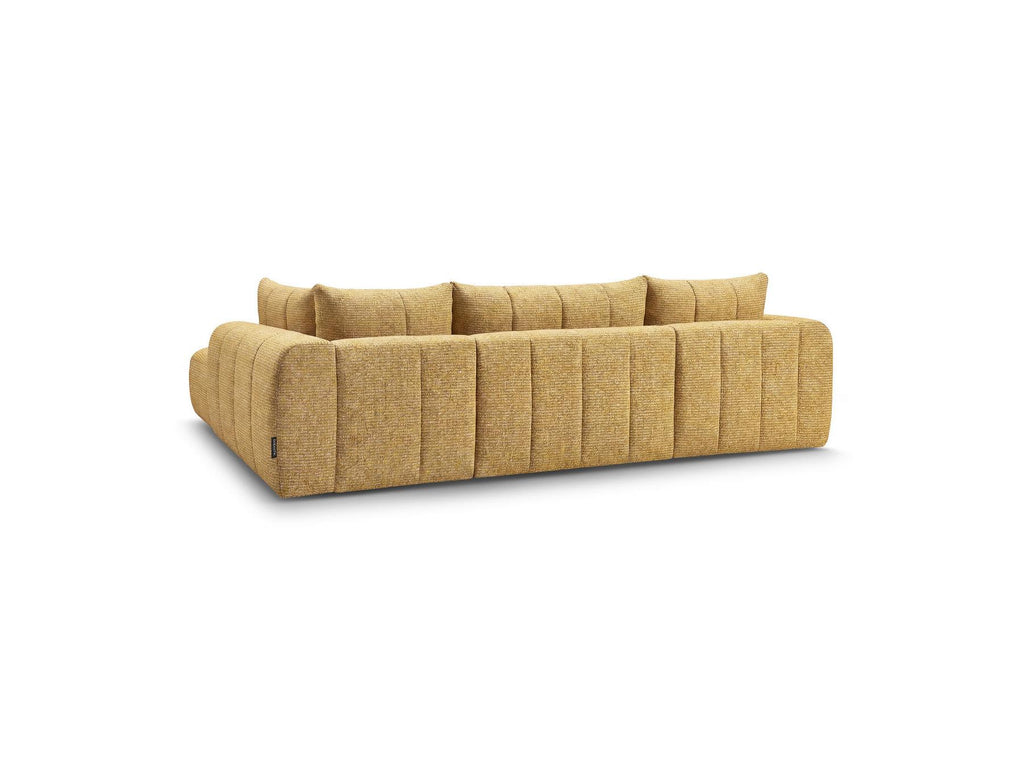 Nesty - Fixed Panoramic Sofa - Textured Fabric - Left-Hand Corner