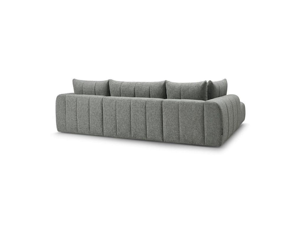 Nesty - Fixed Panoramic Sofa - Textured Fabric - Right-Hand Corner