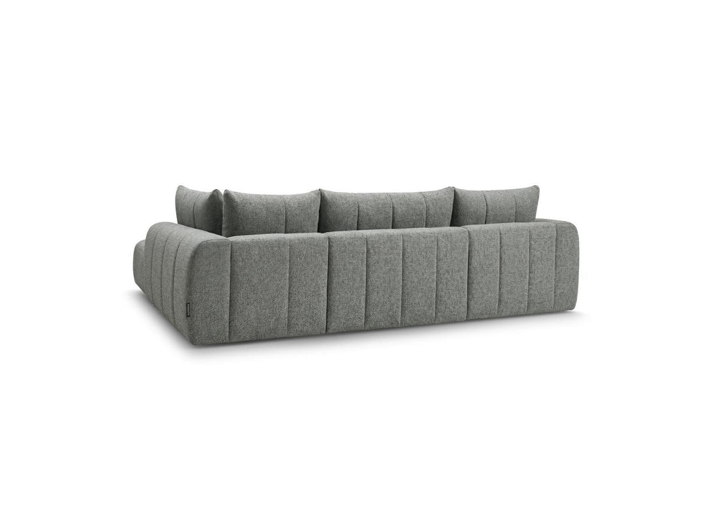 Nesty - Fixed Panoramic Sofa - Textured Fabric - Left-Hand Corner