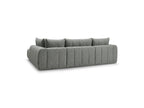 Nesty - Fixed Panoramic Sofa - Textured Fabric - Left-Hand Corner
