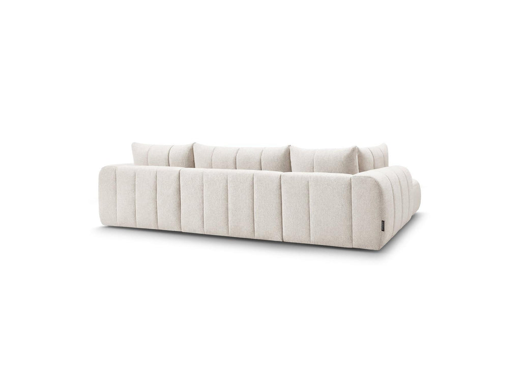 Nesty - Fixed Panoramic Sofa - Textured Fabric - Right-Hand Corner