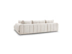 Nesty - Fixed Panoramic Sofa - Textured Fabric - Left-Hand Corner