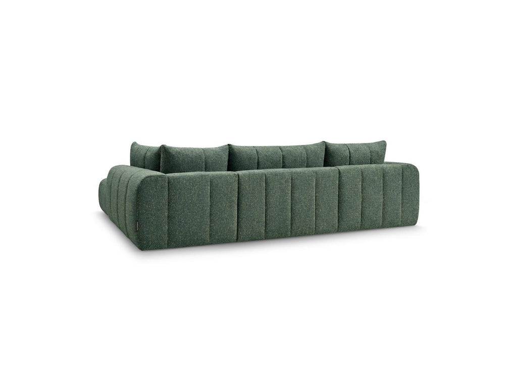 Nesty - Fixed Panoramic Sofa - Textured Fabric - Left-Hand Corner