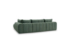 Nesty - Fixed Panoramic Sofa - Textured Fabric - Left-Hand Corner