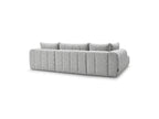 Nesty - Fixed Panoramic Sofa - Textured Fabric - Right-Hand Corner