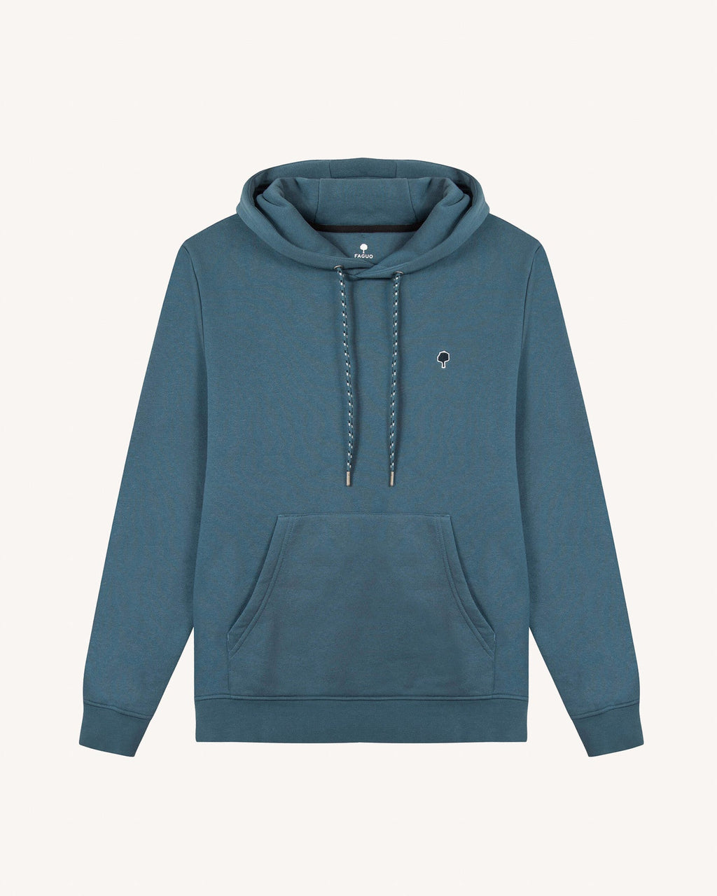 Felpa Con Cappuccio Blu