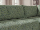 Nesty - Canapé D'Angle L Fixe - Tissu Chiné - Angle Droit