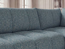 Nesty - Canapé D'Angle L Fixe - Tissu Chiné - Angle Droit