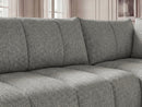 Nesty - Canapé D'Angle L Fixe - Tissu Chiné - Angle Droit