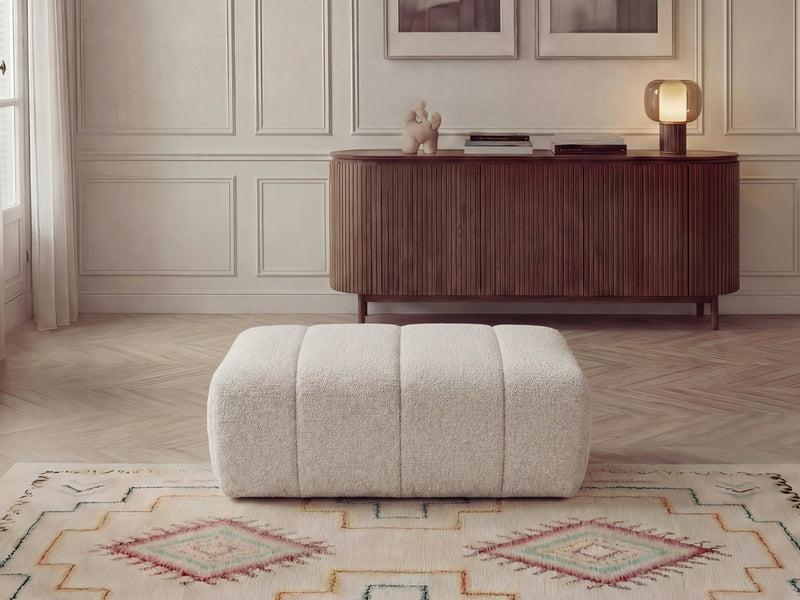 Nesty - Pouf - Tissu Chiné