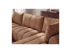Nesty - Fixed Panoramic Sofa - Textured Fabric - Left-Hand Corner