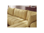 Nesty - Fixed Panoramic Sofa - Textured Fabric - Left-Hand Corner