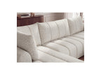 Nesty - Fixed Panoramic Sofa - Textured Fabric - Right-Hand Corner