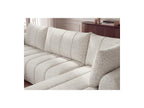 Nesty - Fixed Panoramic Sofa - Textured Fabric - Left-Hand Corner