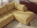 Nesty - Canapé D'Angle L Fixe - Tissu Chiné - Angle Droit