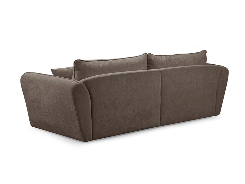 Luigi - Canapé Droit Fixe 3 Places - Tissu Lisse