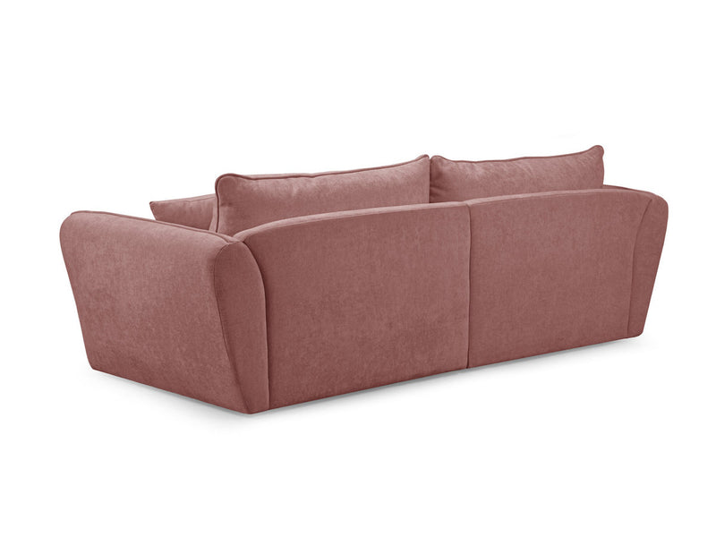 Luigi - Canapé Droit Fixe 3 Places - Tissu Lisse