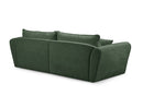 Luigi - Canapé D'Angle Fixe - Tissu Lisse - Angle Droit