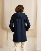 Veste Imperméable Bleu Marine