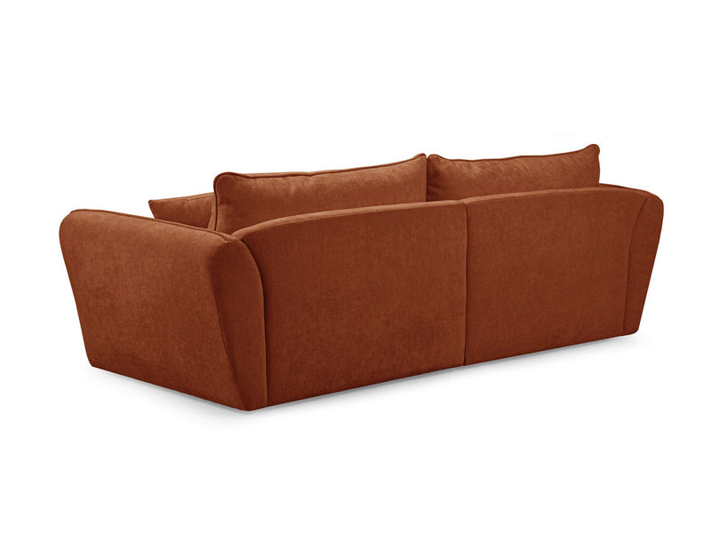 Luigi - Canapé D'Angle Fixe - Tissu Lisse - Angle Gauche