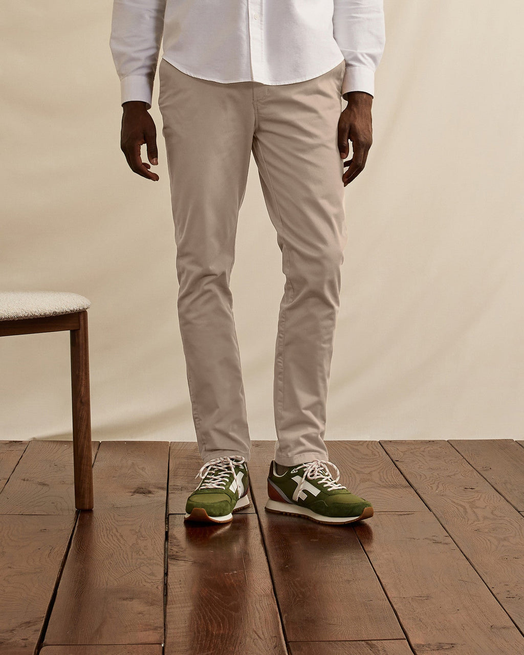 Chino Beige Clair Coton Bio