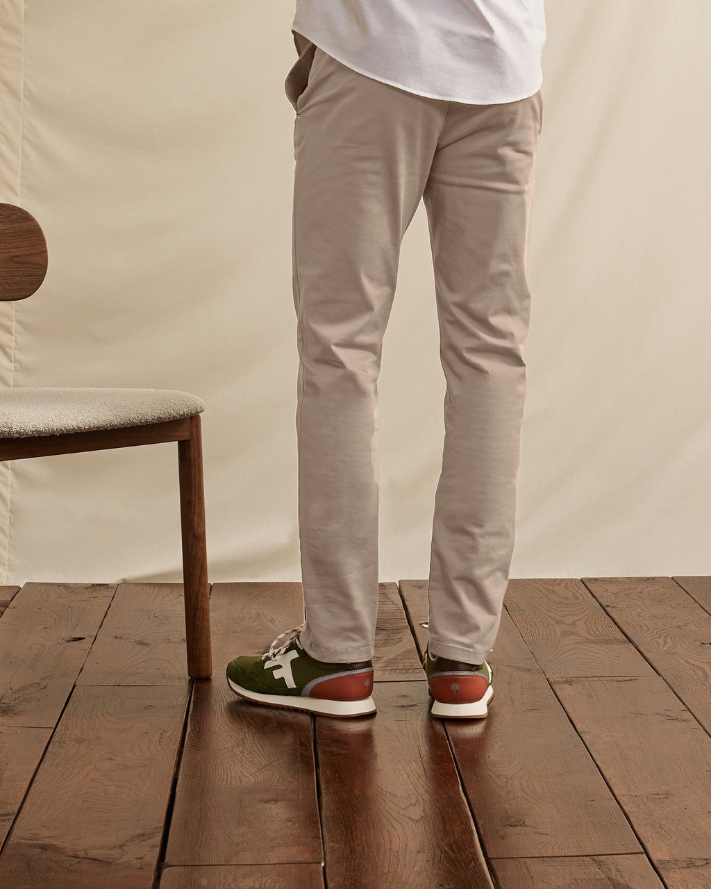 Chino Beige Clair Coton Bio