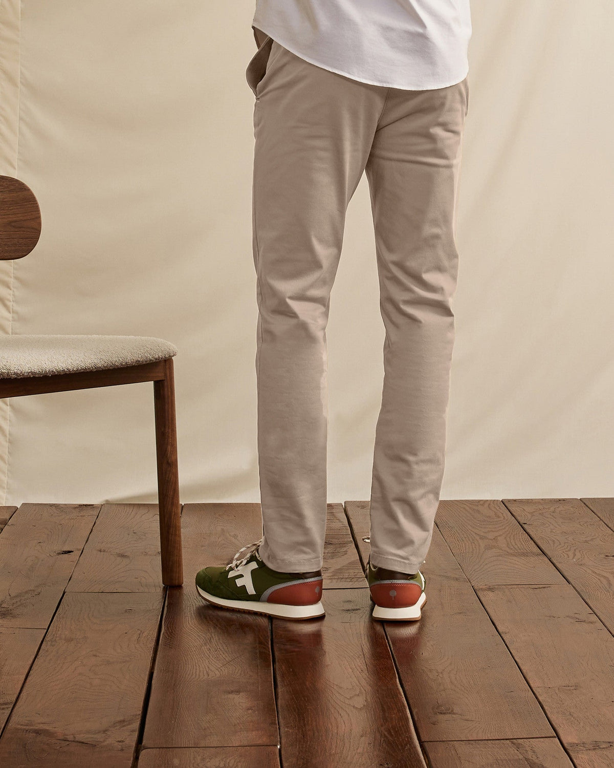 Chino Beige Clair Coton Bio