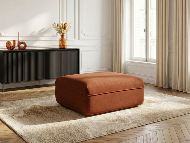 Luigi - Pouf - En Tissu Lisse