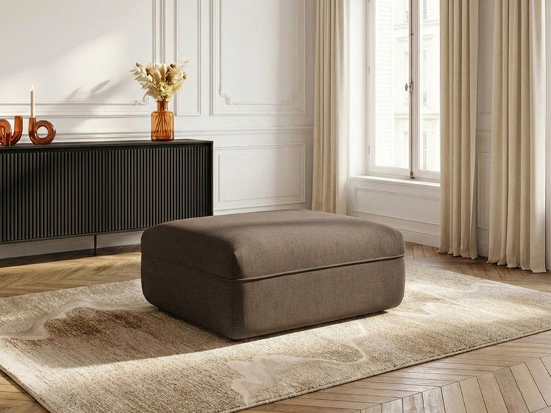 Luigi - Pouf - En Tissu Lisse