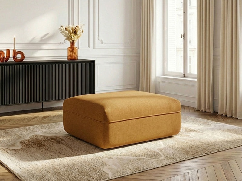 Luigi - Pouf - En Tissu Lisse