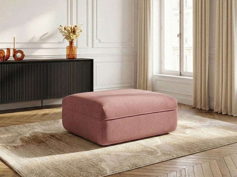 Luigi - Pouf - En Tissu Lisse