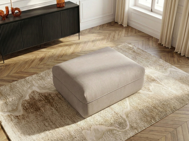 Luigi - Pouf - En Tissu Lisse