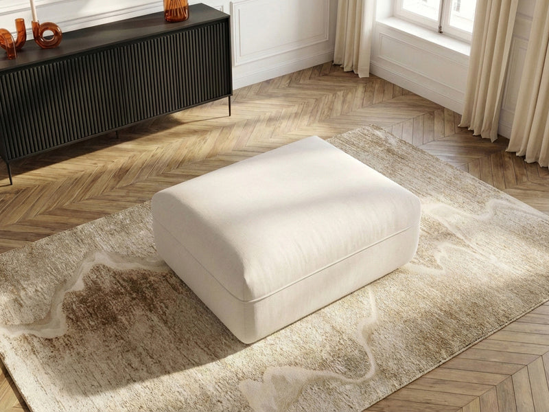 Luigi - Pouf - En Tissu Lisse