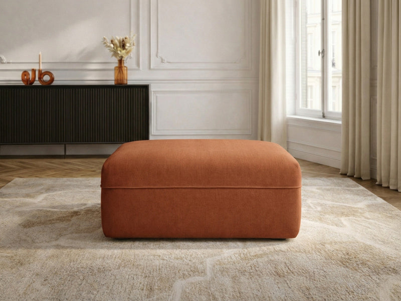 Luigi - Pouf - En Tissu Lisse