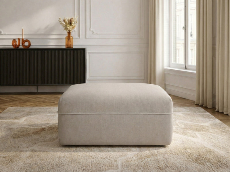 Luigi - Pouf - En Tissu Lisse
