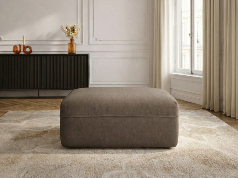 Luigi - Pouf - En Tissu Lisse