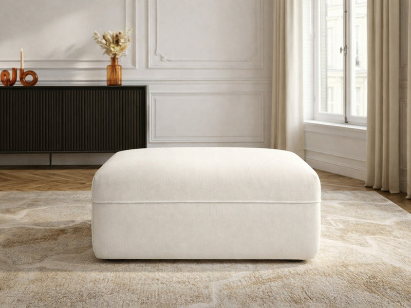 Luigi - Pouf - En Tissu Lisse