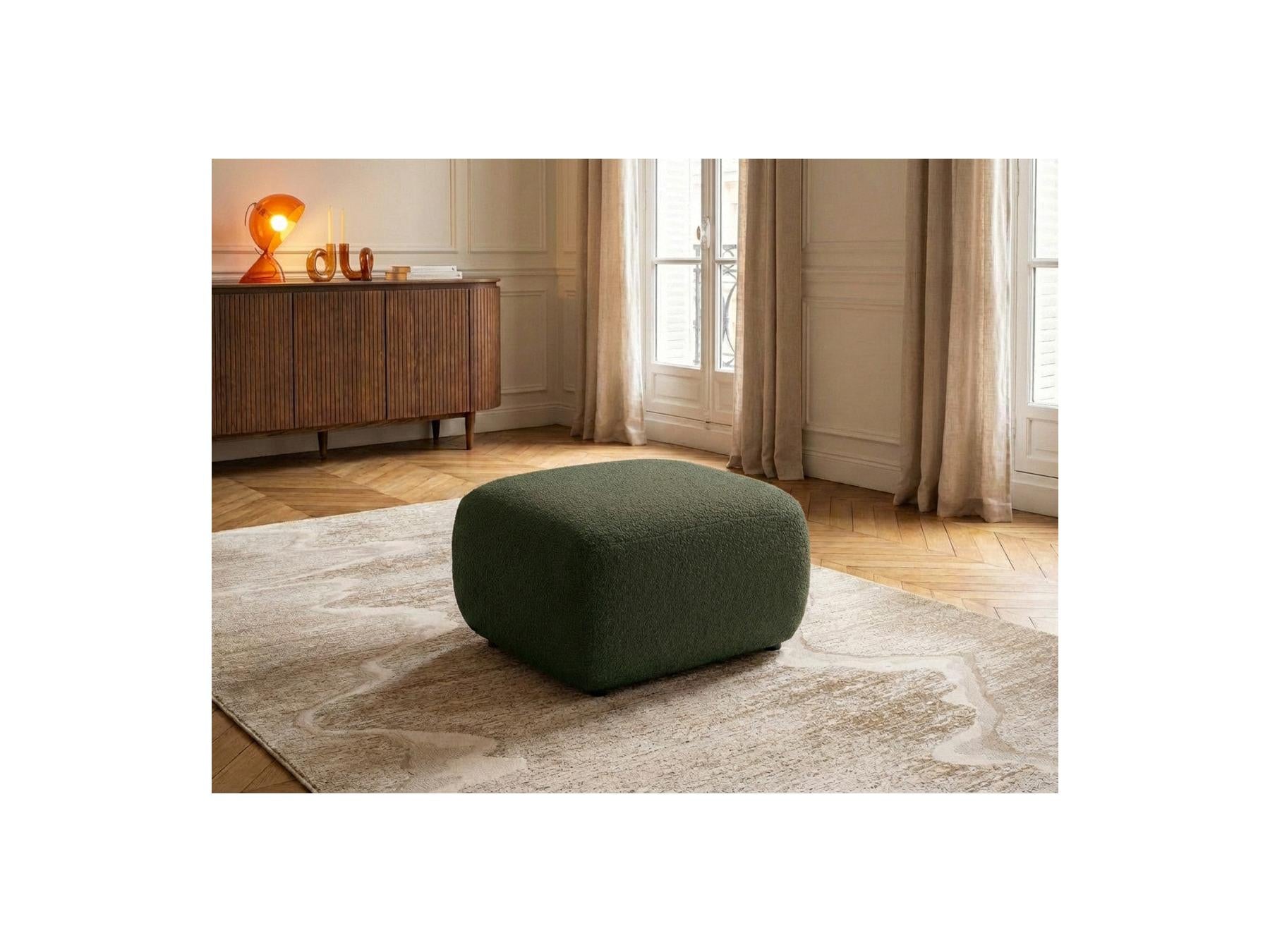 Montaigne - Pouf - Tissu Bouclette