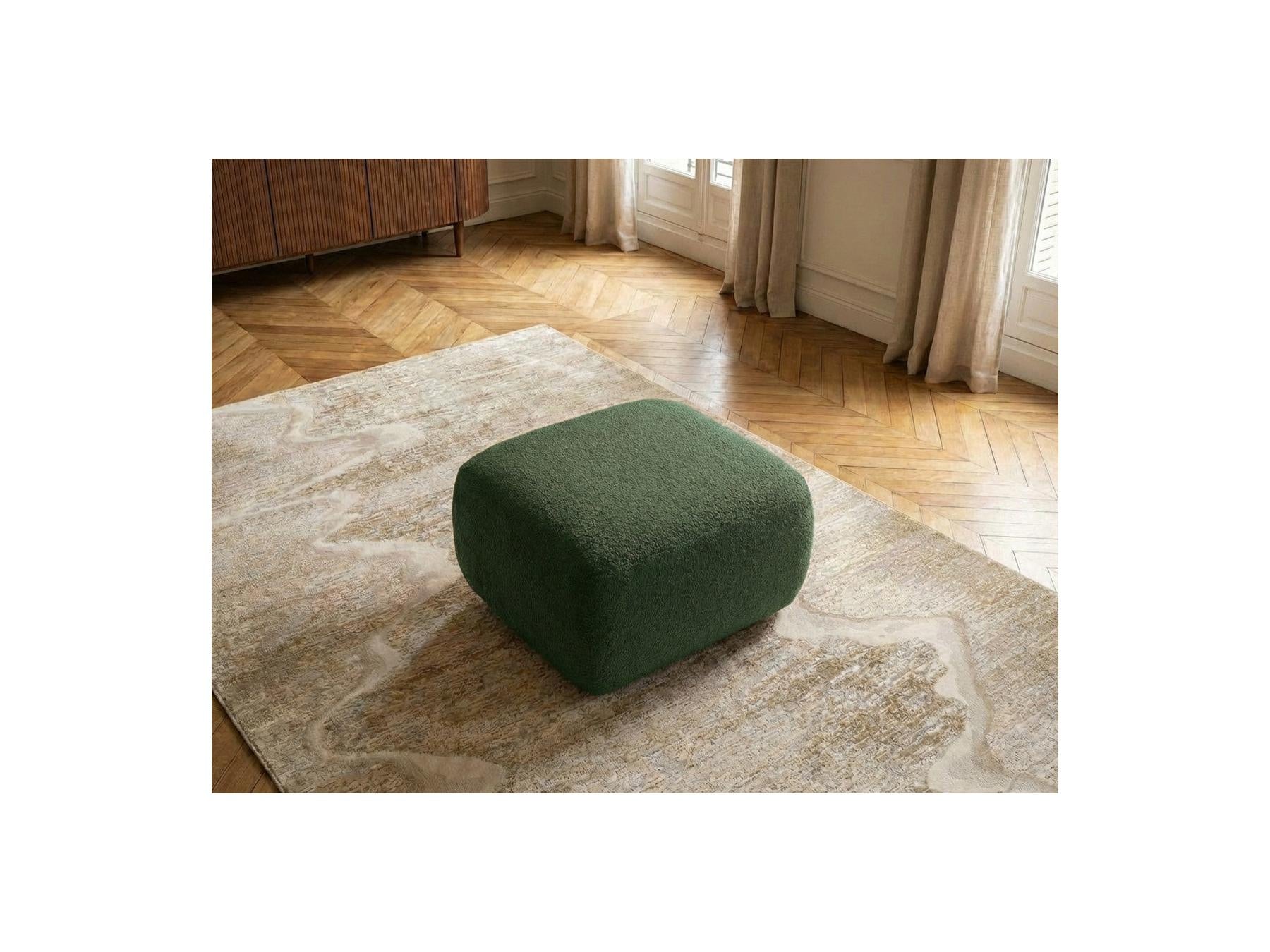 Montaigne - Pouf - Tissu Bouclette