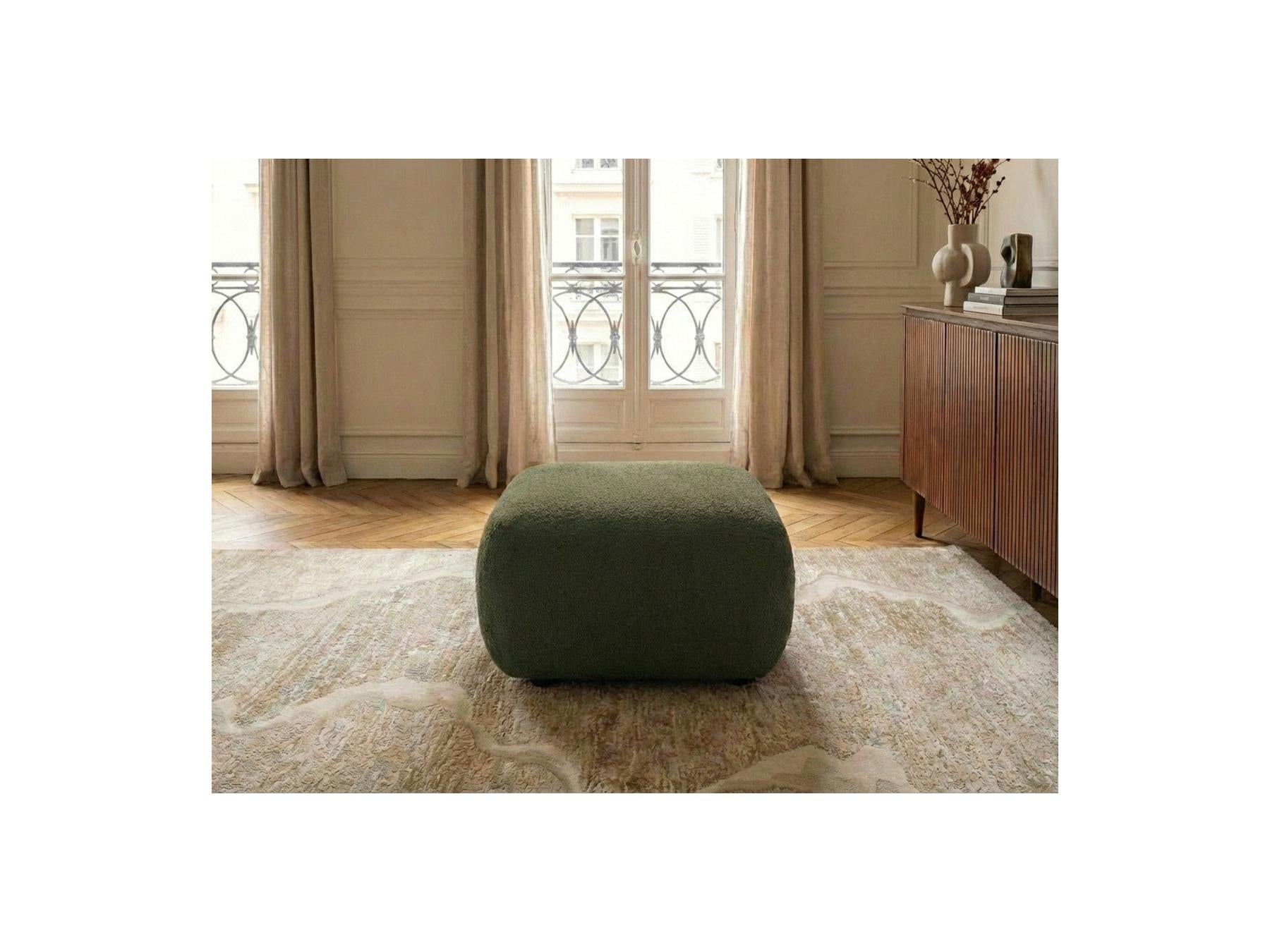 Montaigne - Pouf - Tissu Bouclette
