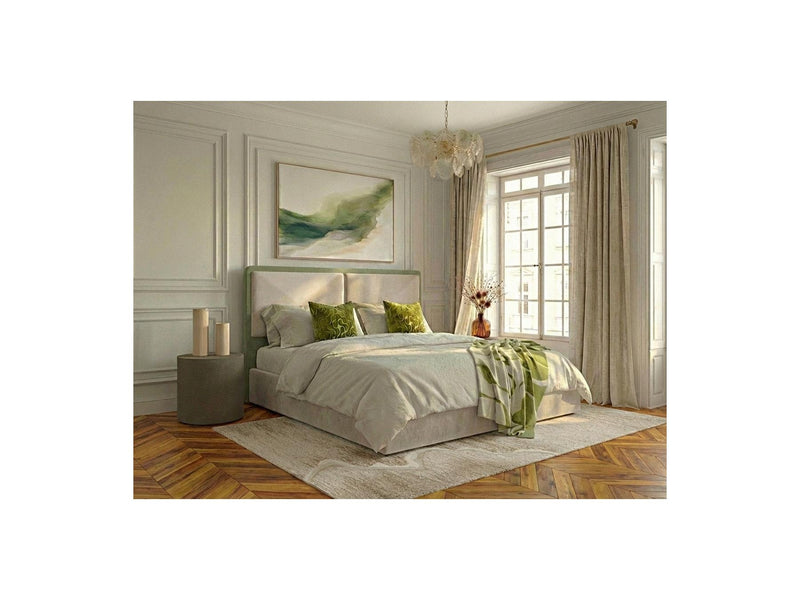 Mara - Storage Bed - Two-tone Textured Fabric