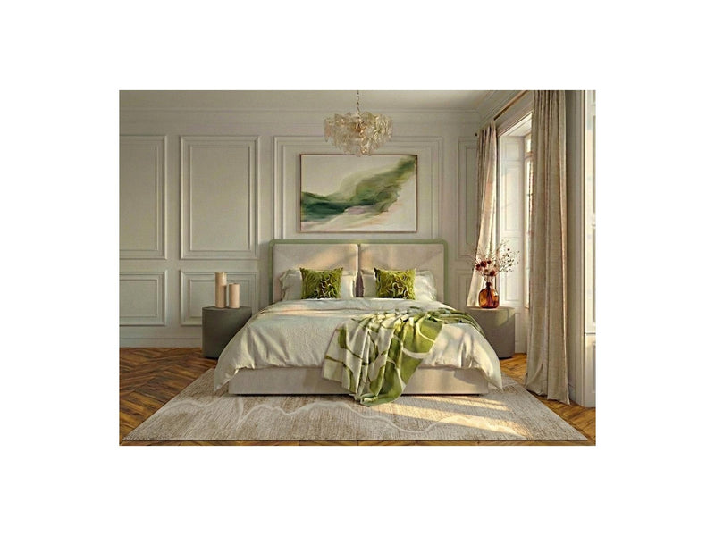 Mara - Storage Bed - Two-tone Textured Fabric