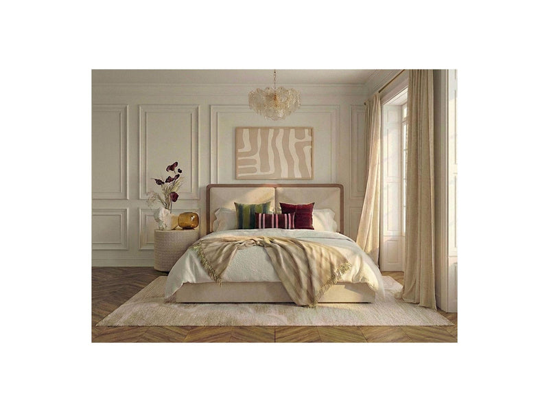 Mara - Storage Bed - Two-tone Textured Fabric