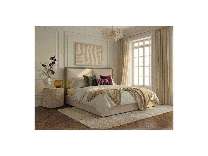 Mara - Storage Bed - Two-tone Textured Fabric